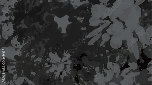 Obraz na płótnie Abstract Monochrome Ink Splatter Artistic Background