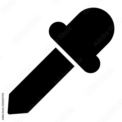 Canvas Print eyedropper glyph icon