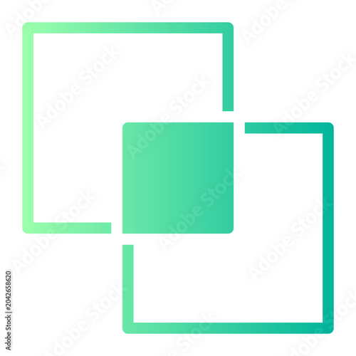 Tableau sur toile pathfinder gradient icon