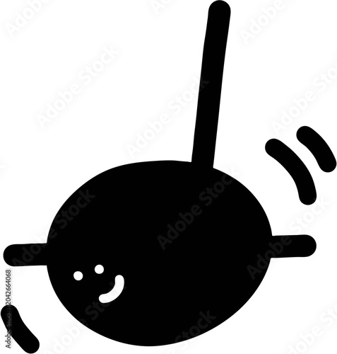 Dancing musical notes