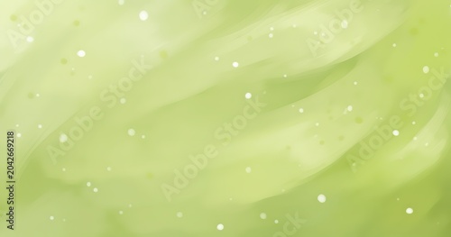 Soft Muted Green Abstract Broad Brushstrokes Undulating Movement White Flecks Light Reflections Smooth Brushy