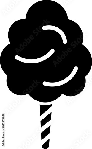 Cotton Candy Glyph Icon