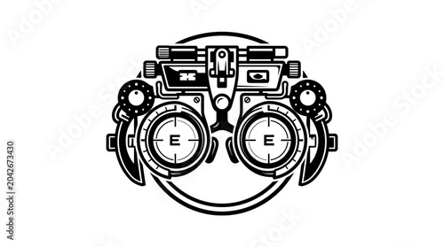 Fotografie Binoculars with Strap and Adjustment.