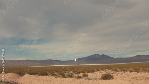 Ivanpah solar electric generating system in california desert