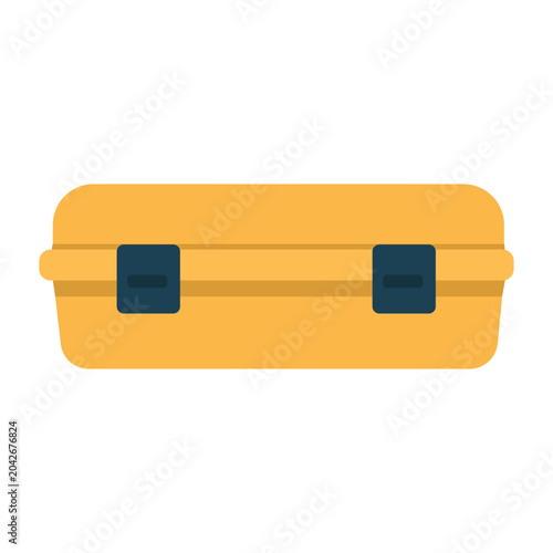 Photos Yellow Fishing Tackle Storage Box For Outdoor Angling Illustration