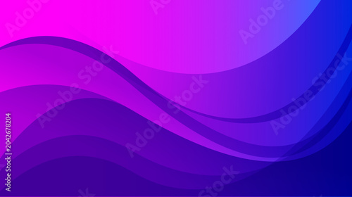 abstract gradient purple background with waves