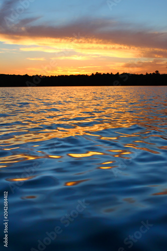 Northern Wisconsin Lake Sunset