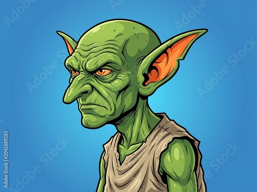 green alien monster