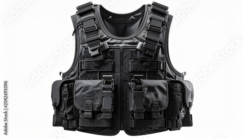Graphene Combat Vest- -A military-grade tactical vest constructed from 