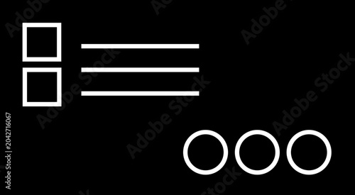 Bild auf Leinwand Checklist icon appears as a simple graphic element for organizing tasks and tracking progress within digital user interfaces or printed media layouts