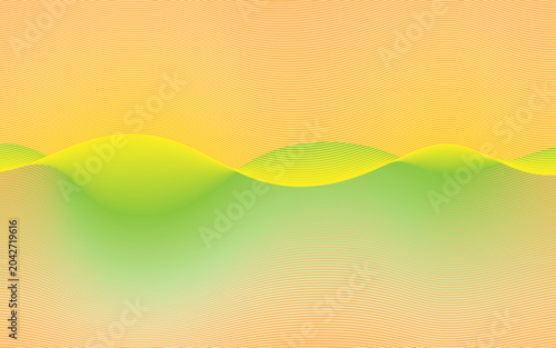 波形の抽象的背景画像（ベクター）