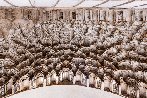 Bilde på lerret architectural feature muqarnas, a form of ornamented vaulting in Islamic architecture
