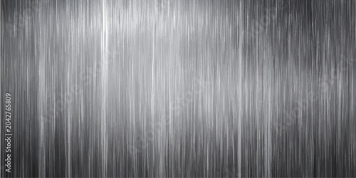 Valokuva Brushed metal texture background with shiny silver steel surface and industrial