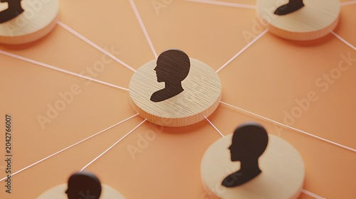 business man on the wall