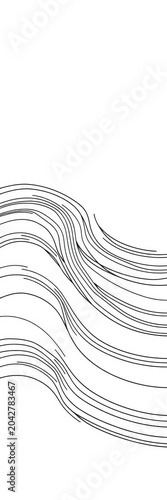 Minimalist line drawing of abstract, swirling water patterns, creating a sense of fluidity and serene movement,  movement,  fluidity