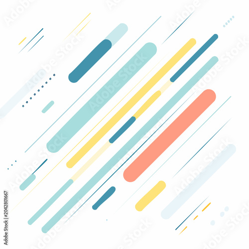 Abstract Diagonal Lines and Shapes Background