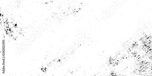 Fotografía Black and white noise texture background with grunge effect and scattered dots a