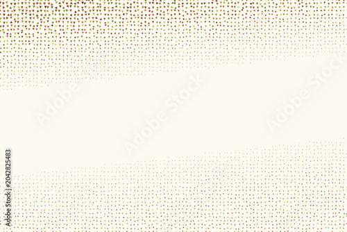 Valokuva Scattered triangles in autumnal hues on a cream background, pattern abstract