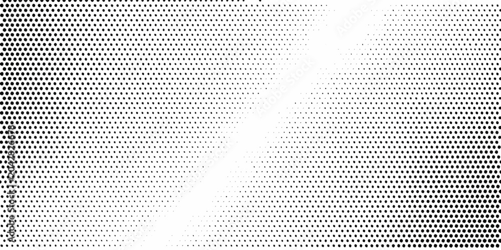 Fototapeta premium dot gradient halftone pattern dots black white monochrome