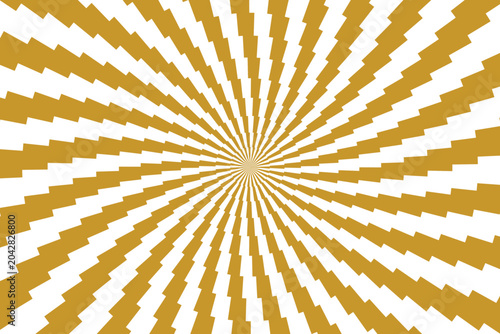Photos Radial geometric pattern with golden-yellow diagonal lines and central convergen