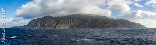 Panorama of the island of Tristan da Cunha