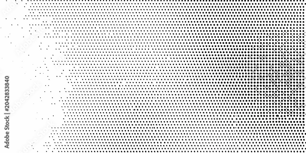 Obraz premium dot gradient halftone pattern dots black white monochrome