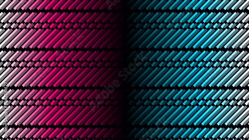 Animated Cyberpunk Neon Tech Segmented Diagonal Bars Background