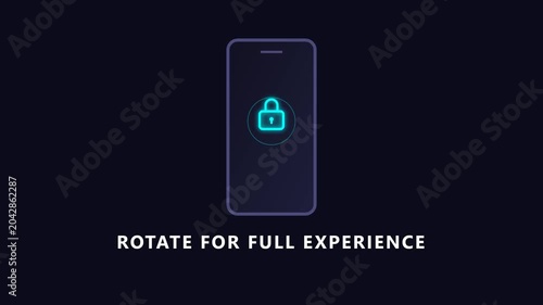 Rotate Phone for Media Playback Icon