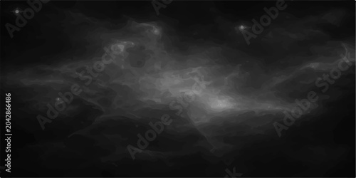 Photos A celestial nebula glows with ethereal light against the dark expanse of space, speckled with distant stars, creating a breathtaking cosmic spectacle