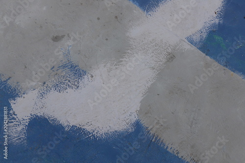 Old cement floor in Thailand