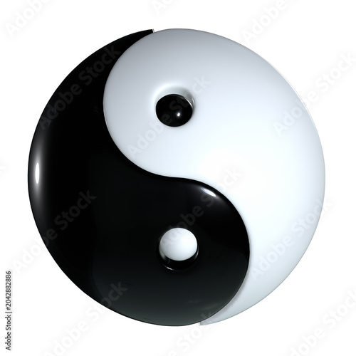 Foto Yin Yang 3D Sphere