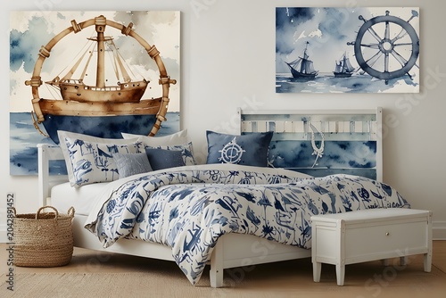 Nautical theme bedframe