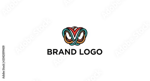 Colorful Brand Logo Design Template.