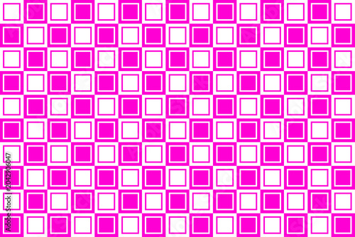 Pink white box checkered seamless pattern for decoration background
