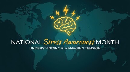 National Stress Awareness Month Banner