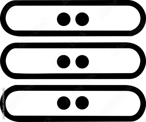 Server Database Line Icon