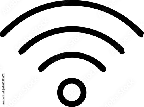 Wifi Signal Line Icon