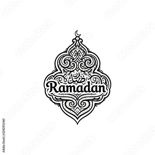 Ramadan Islamic Decorative Symbol Design.
