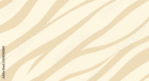 Beige Zebra Stripe Pattern - Abstract Animal Skin Background
