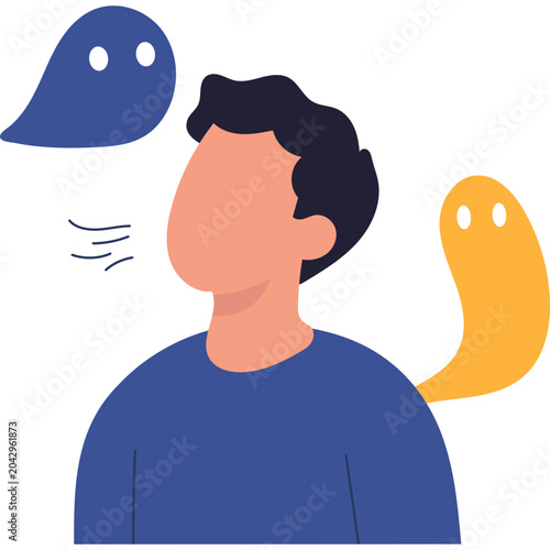 Handdarwn Mental Health Illustration