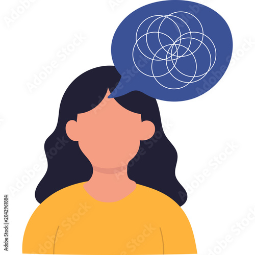 Handdarwn Mental Health Illustration