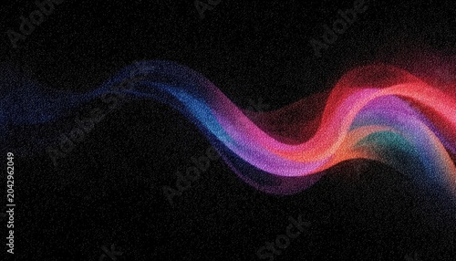 Abstract flowing spectrum of light particles, perfect for backgrounds, events, and presentations
