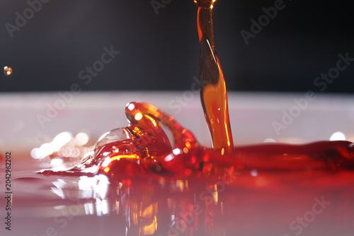 Photos Cough syrup is an oral medication formulated to soothe throat irritation, suppre