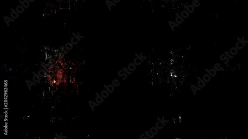 Abstract grunge texture background loop video overlay element.