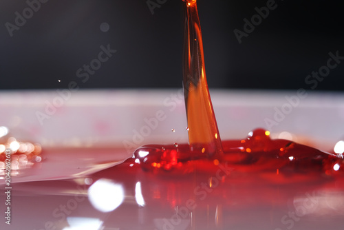 Photos Cough syrup is an oral medication formulated to soothe throat irritation, suppre