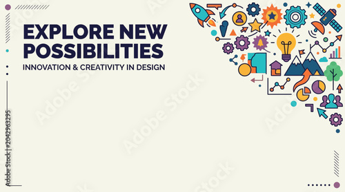 Colorful Puzzle Pieces and Creative Design Elements.