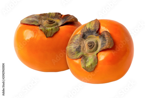 Obraz na plátne persimmon isolated on transparent background