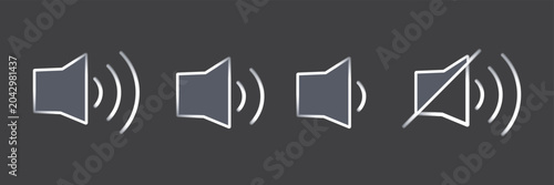 Glass liquid contemporary media player controls featuring play, skip, menu, speakers and repeat options. Music, video player symbol. vector illustration. Glass play liquid with button glassmorphism