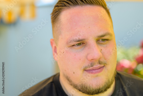 Authentic Young Man Portrait Closeup