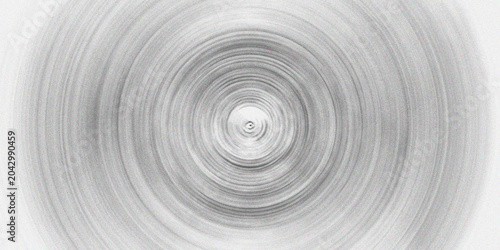 Bild auf Leinwand Abstract circular motion blur texture in grayscale monochrome concentric rings design creative artistic background pattern art